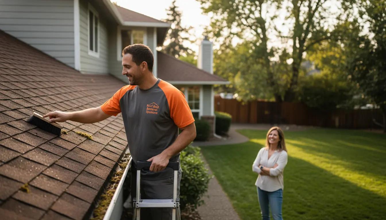 Roof Moss Removal Spokane Image