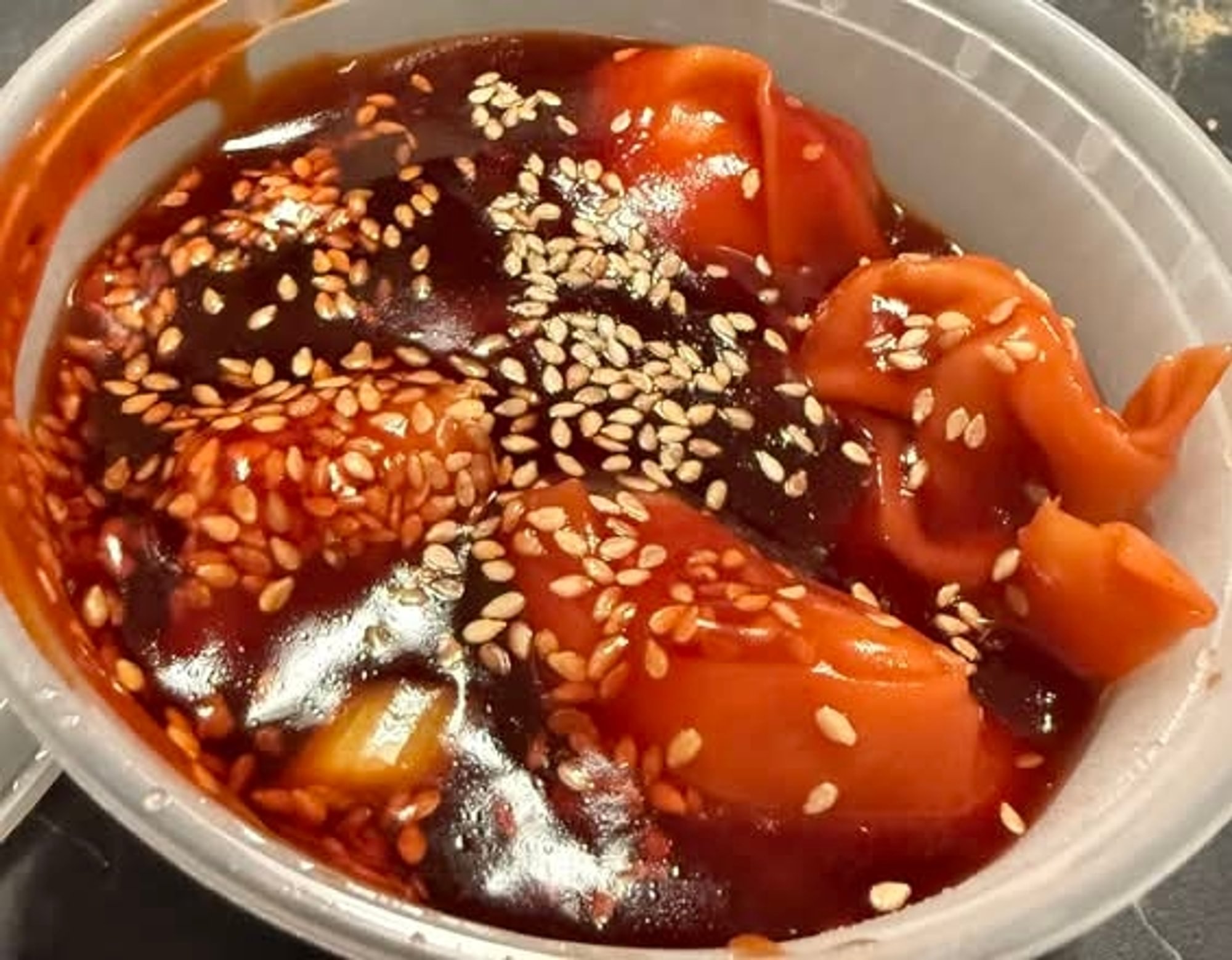Steamed Wonton with Sesame Sauce
