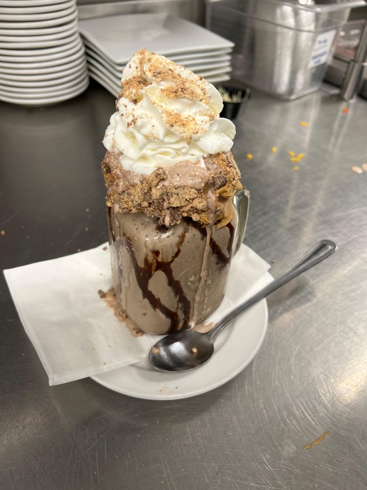 Reese's peanut butter shake