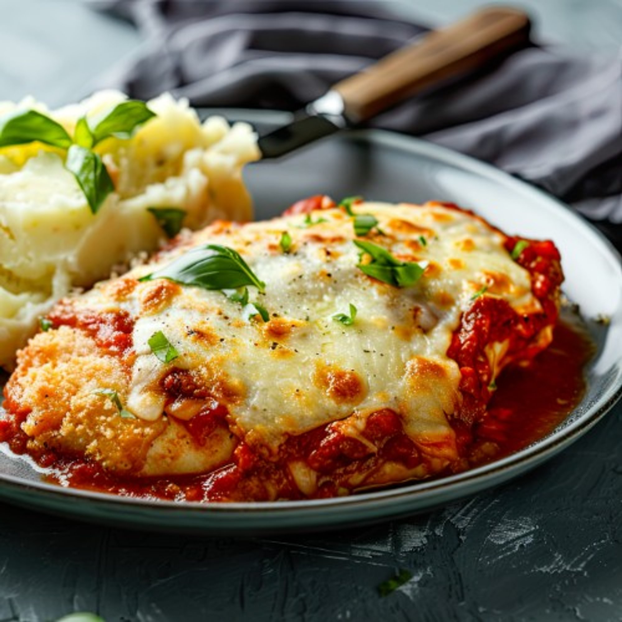 Chicken Parmigiana Pasta