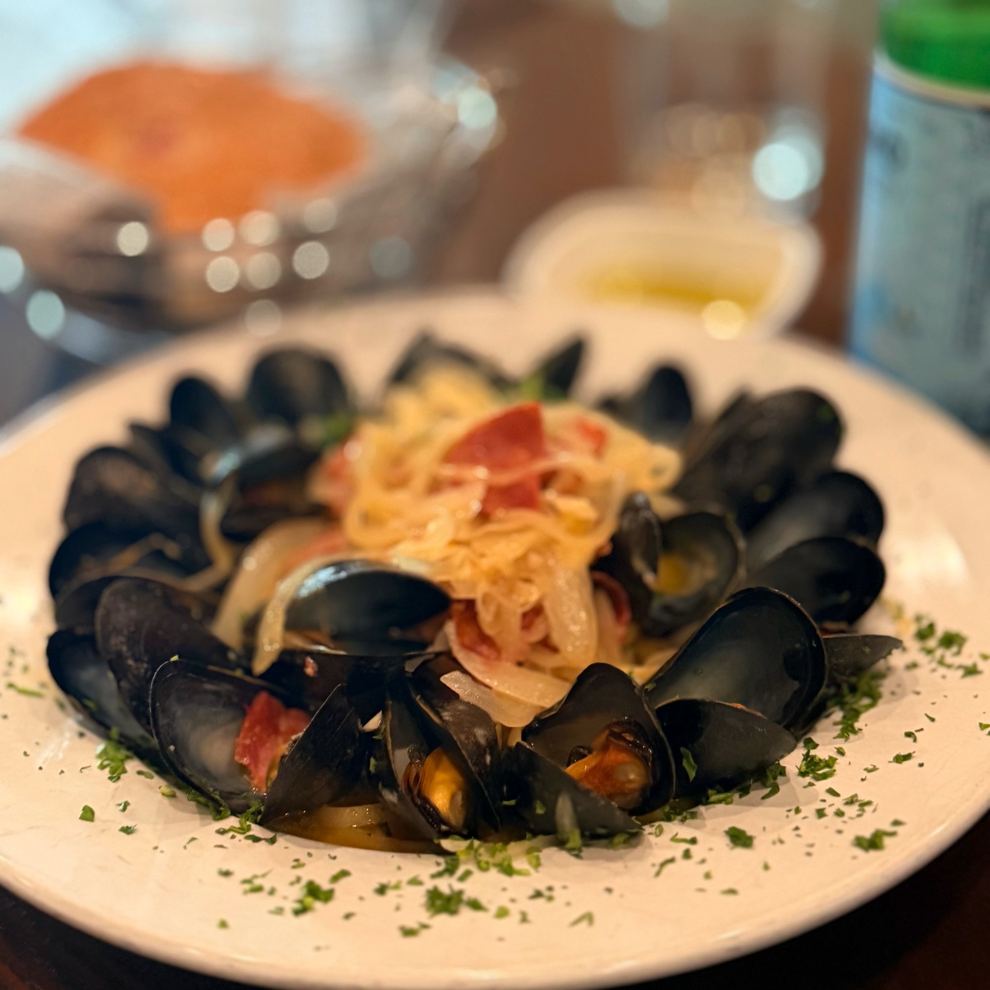 Mussels Bianco-Lunch.