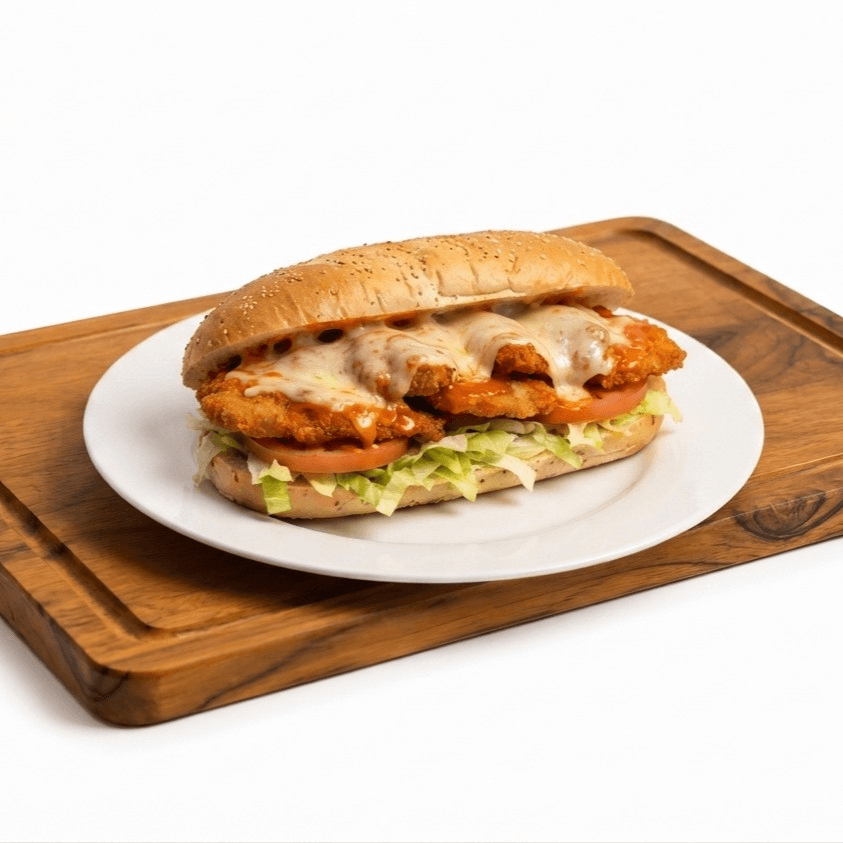 Buffalo Chicken Cutlet with Buffalo Sauce Hero