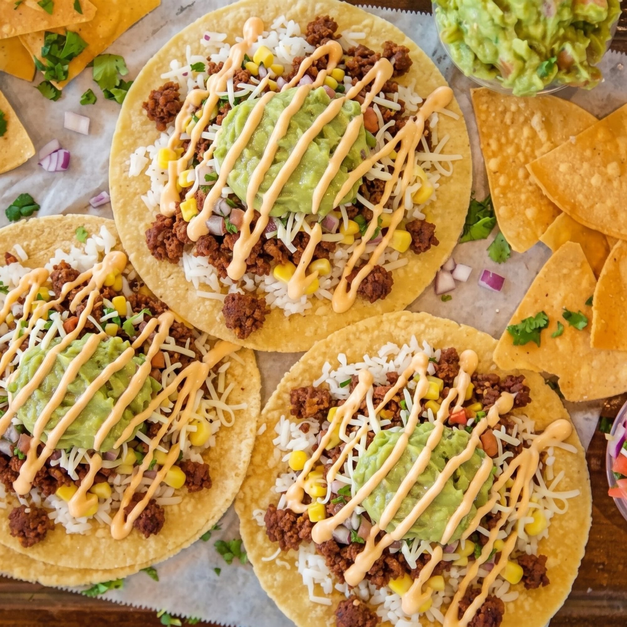 3 Chorizo Sausage Tacos