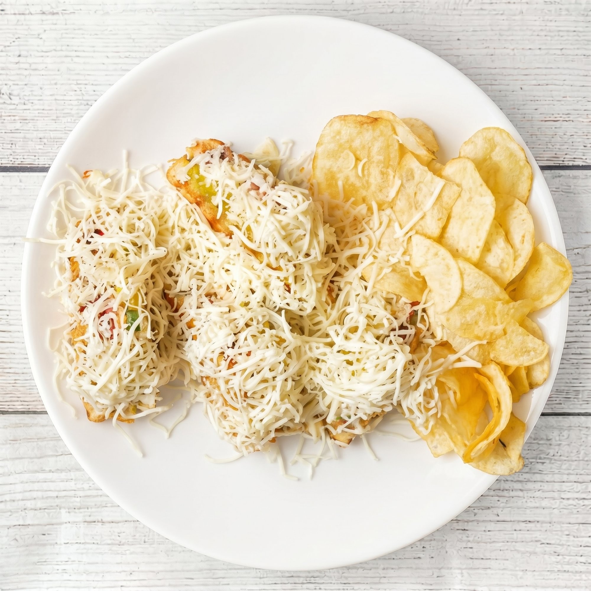 Vegetable Club Cheese Sandwich