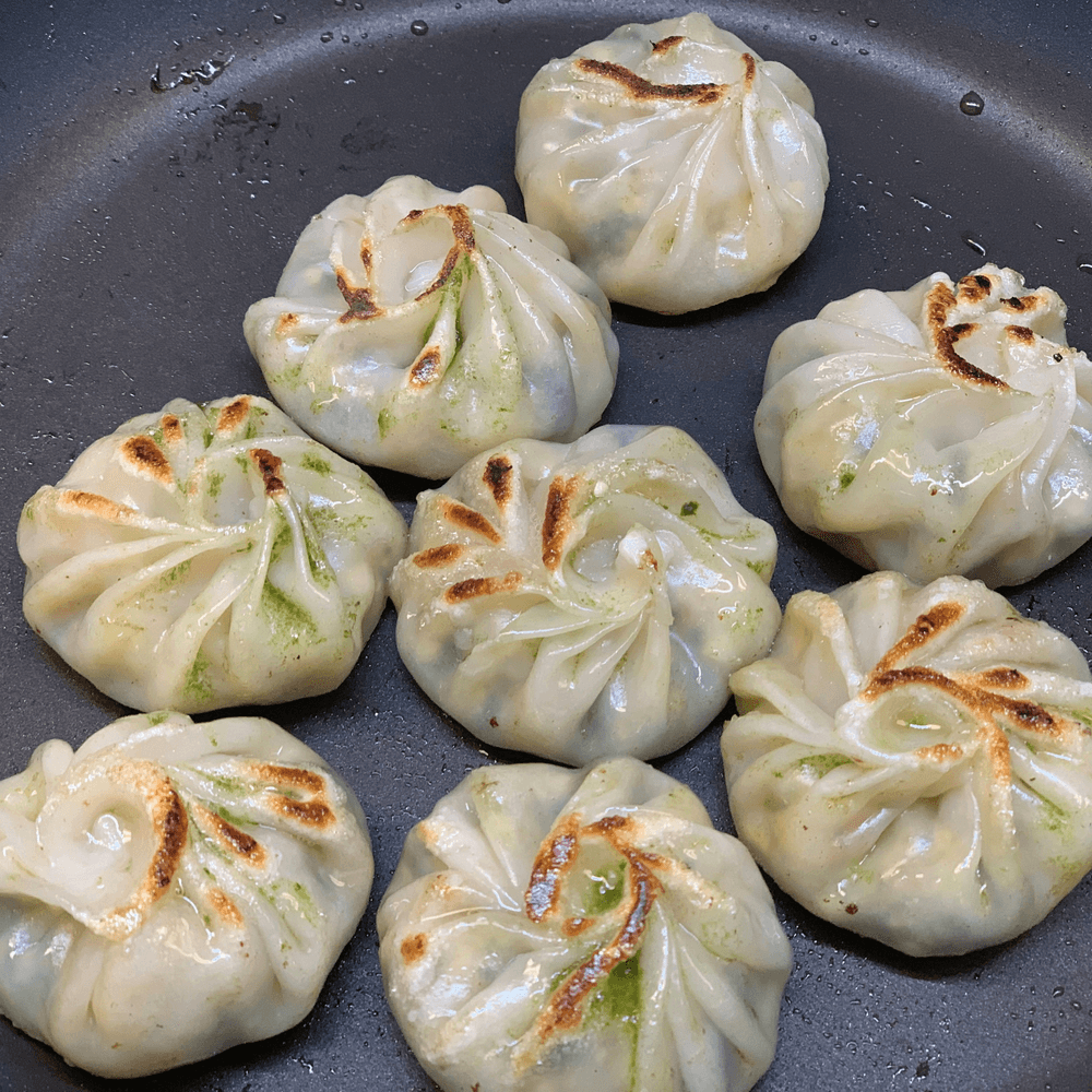 Pan Fried Mo:Mo (kothey)