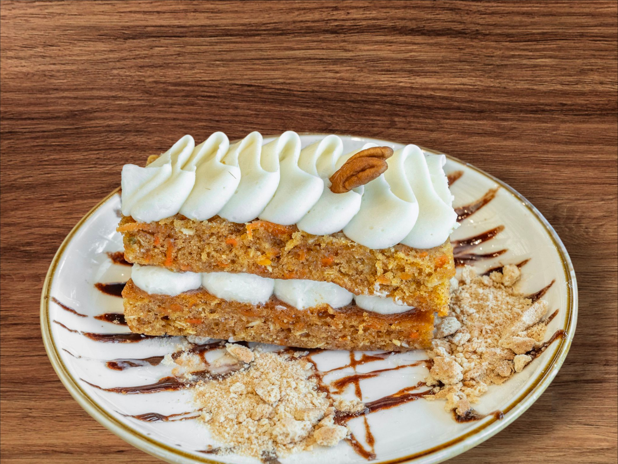 Carrot Cake (Parve Cream Cheese Frosting)