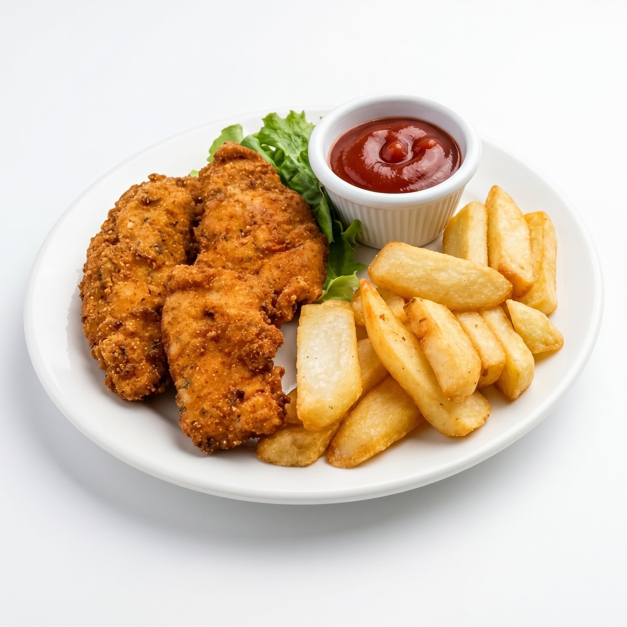 Kids Chicken Tenders With French Fries