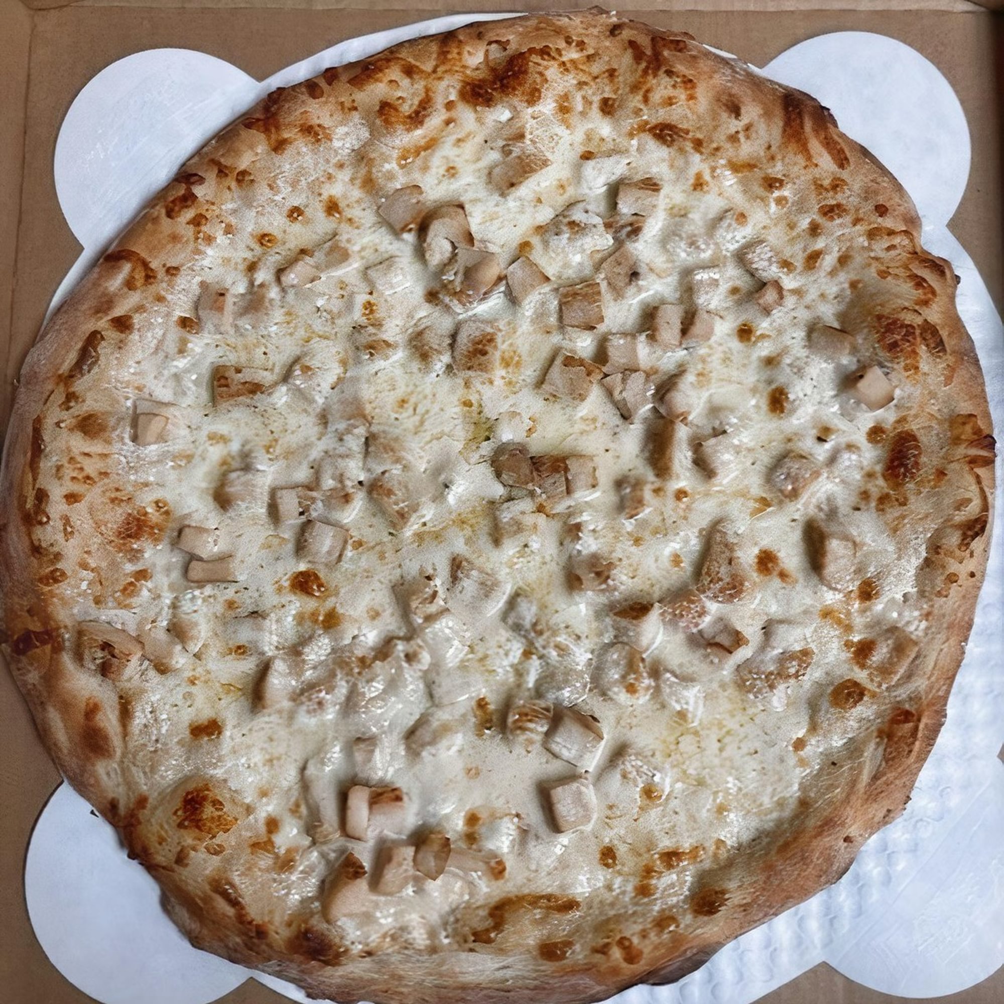 Chicken Alfredo Pizza