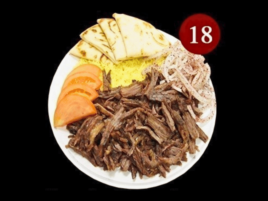 #18 Steak Shawarma Plate
