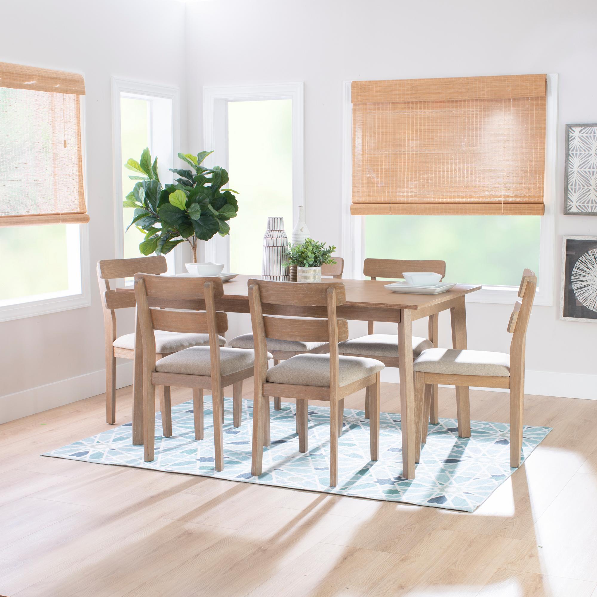 Daly Natural 7 - Piece Dining Set