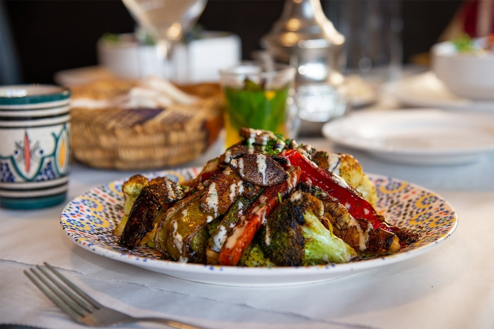 Vegetarian kabob
