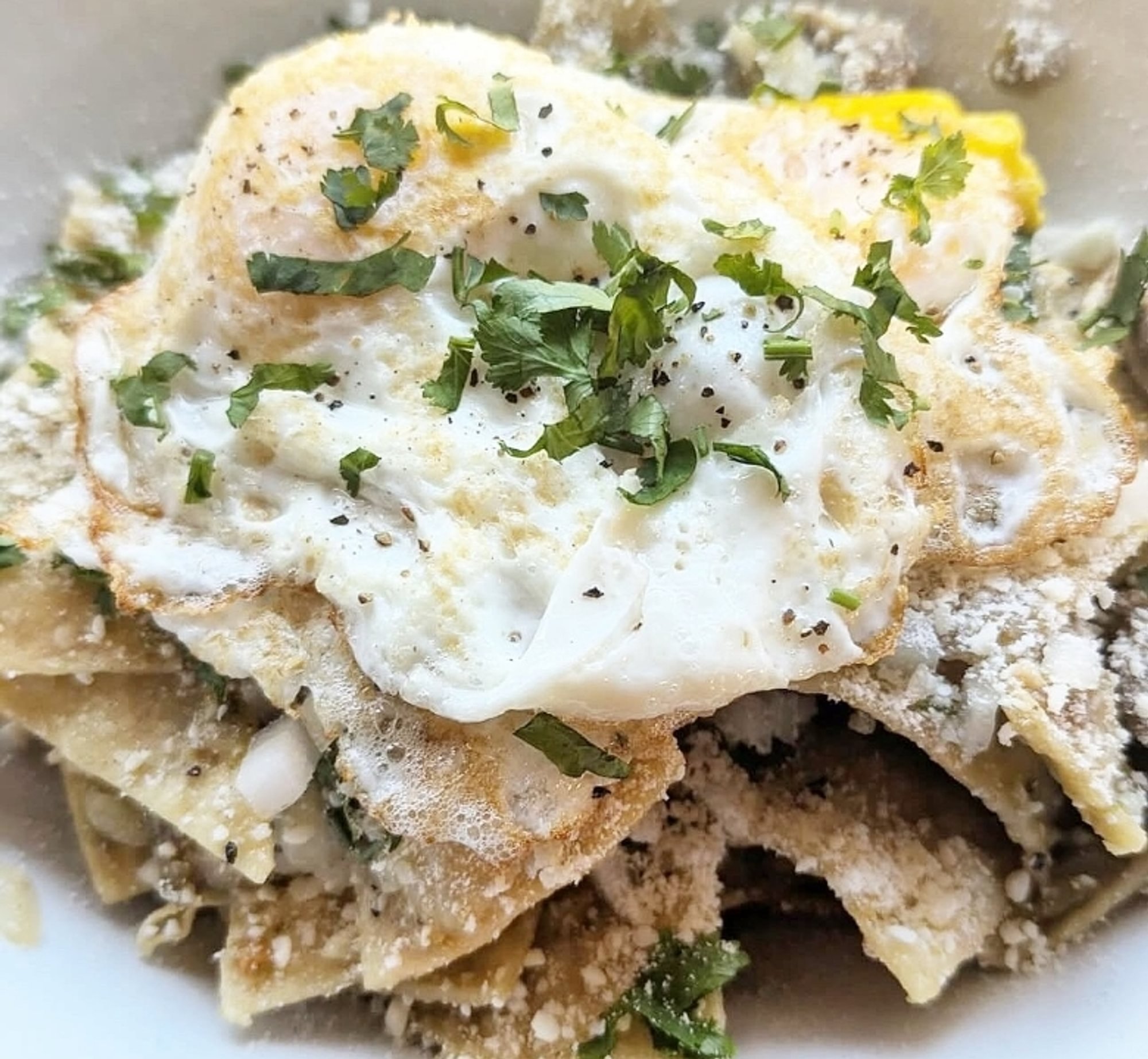 Chili Verde Chilaquiles