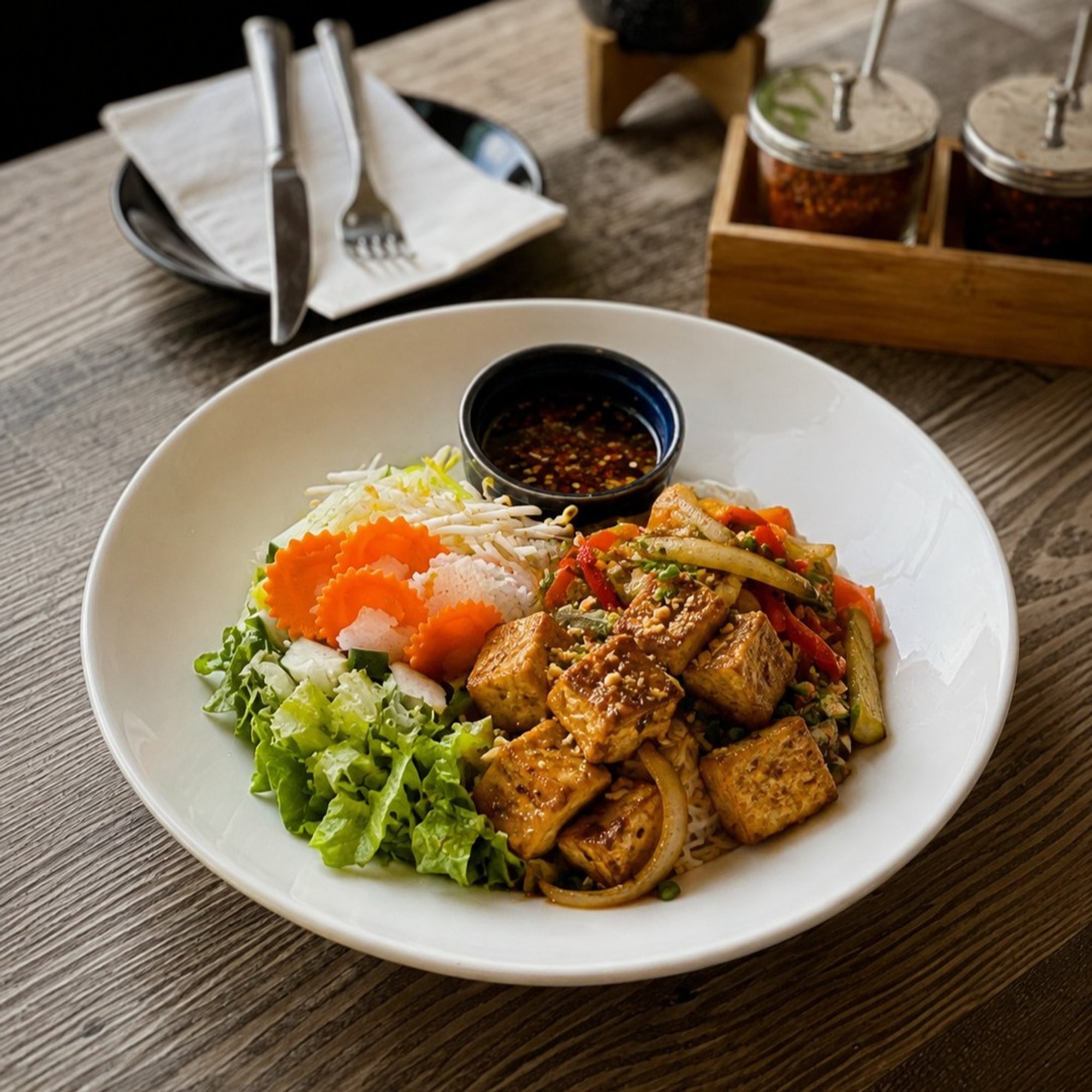 Tofu Noodle Salad