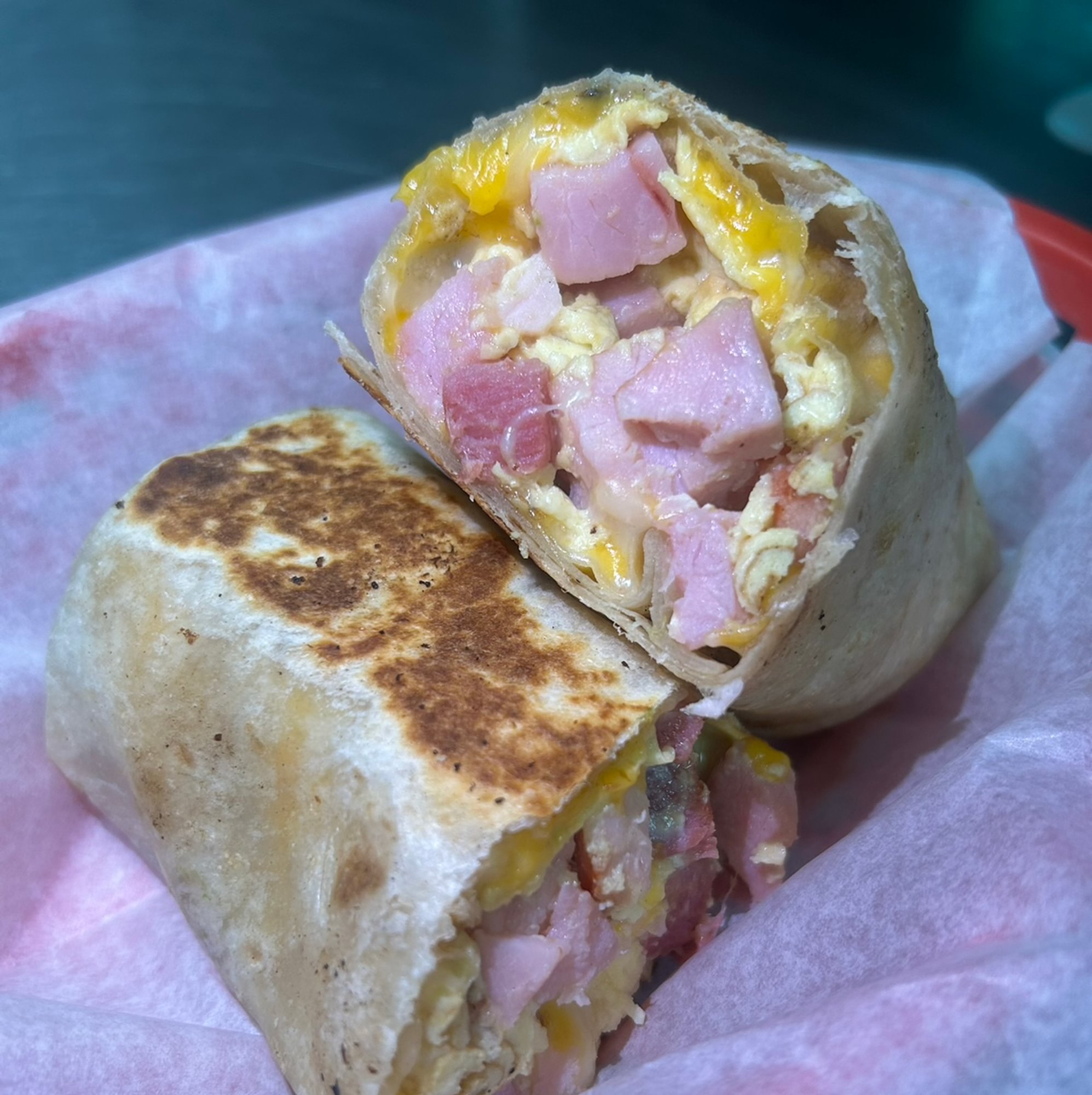 Ham 'n Egg Wrap
