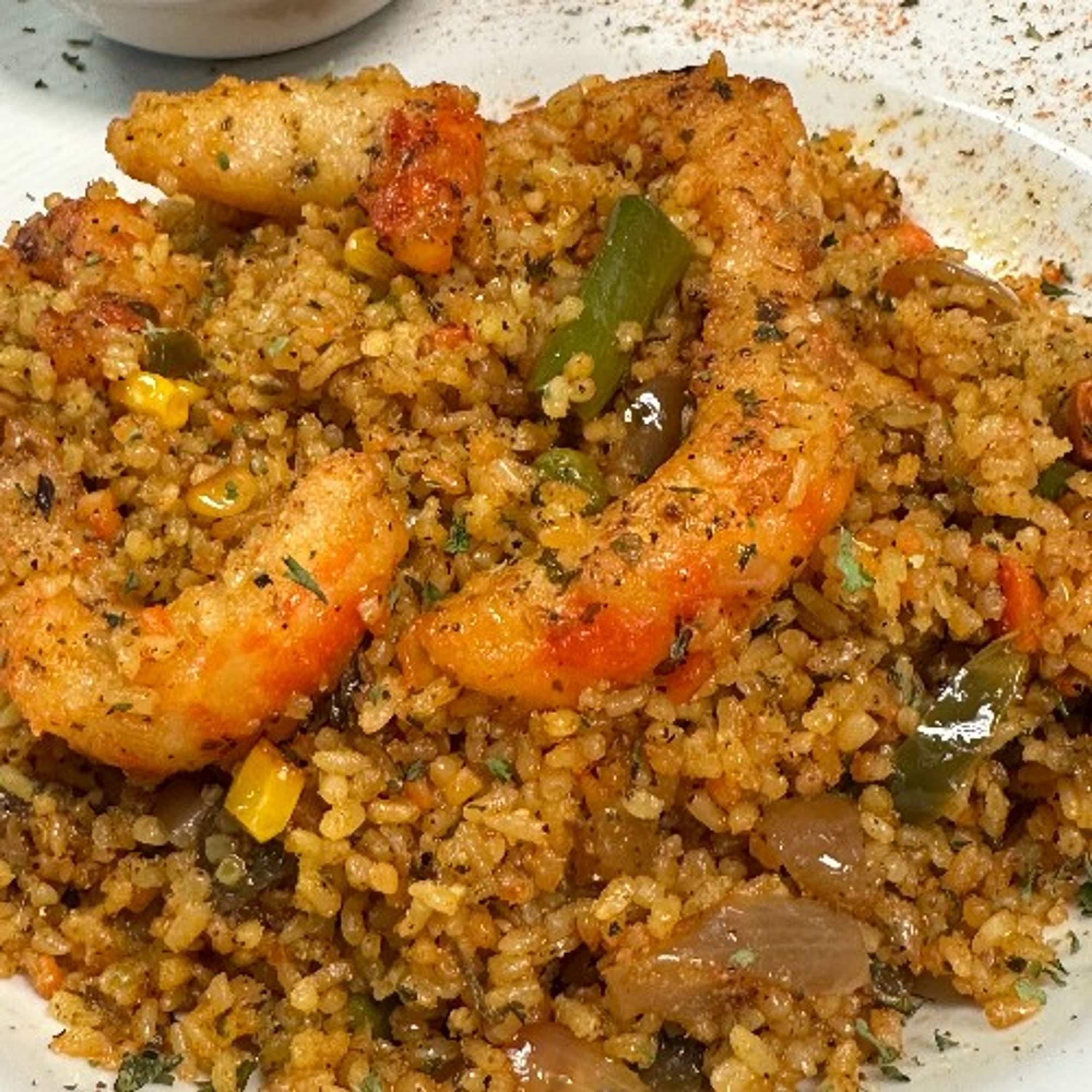 Vegan Shrimp Fried Rice