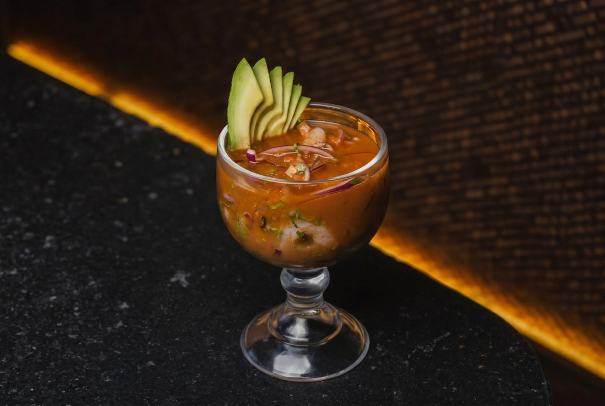 BLU Sonoran Shrimp Cocktail