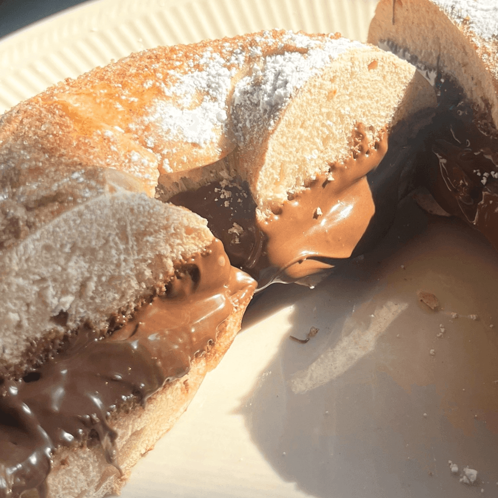 Mini bagel with Nutella