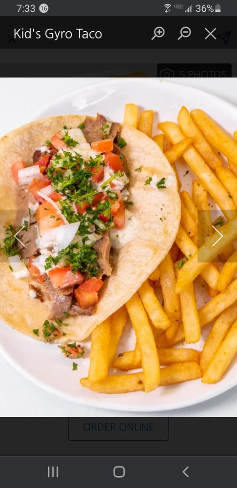 Kids Gyro Taco