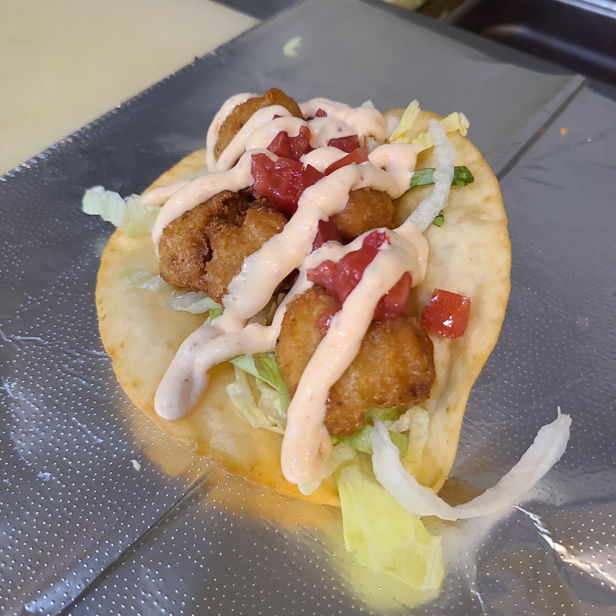 Fried Cauliflower Taco