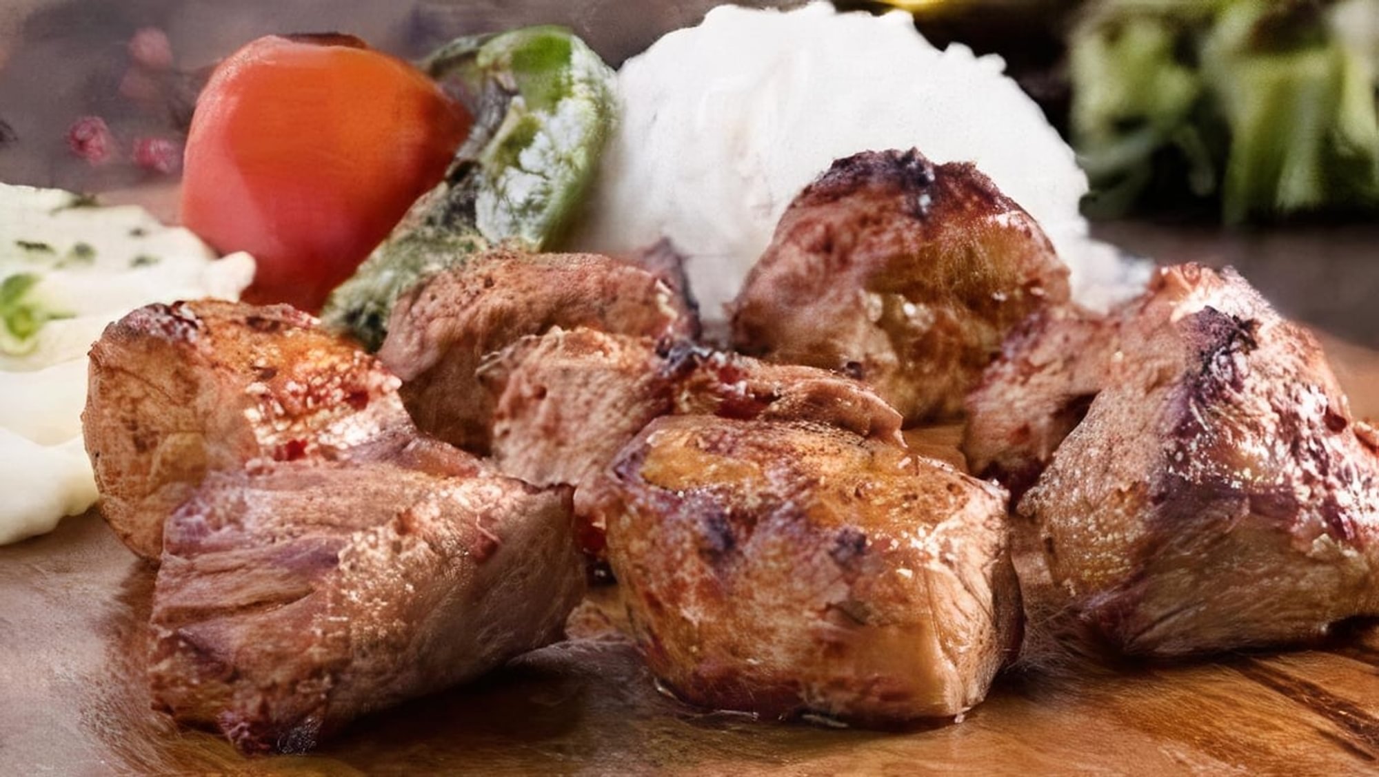 Lamb Shish Kebab Plate
