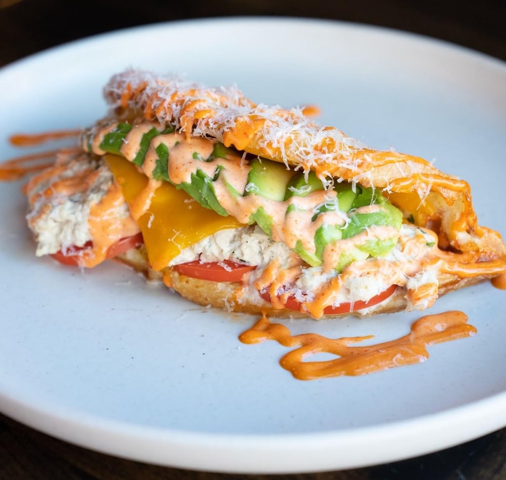 Tuna Melt Croffle