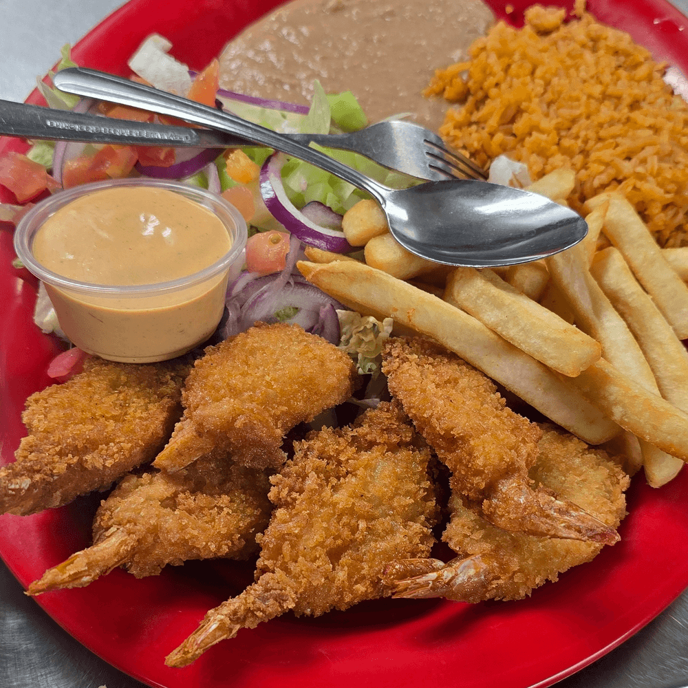Camarones Empanisados Plate