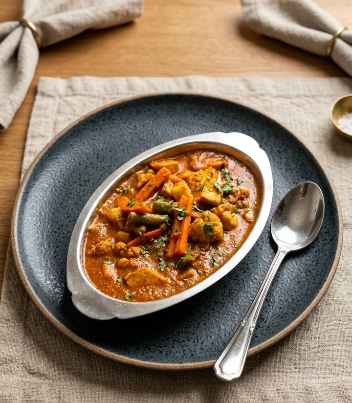 Garden Vegetable Curry (V, NF, DF, GF)