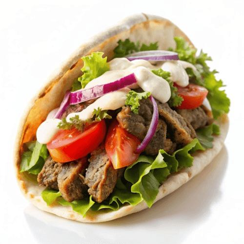 Kabob Sandwich Afghan Entree