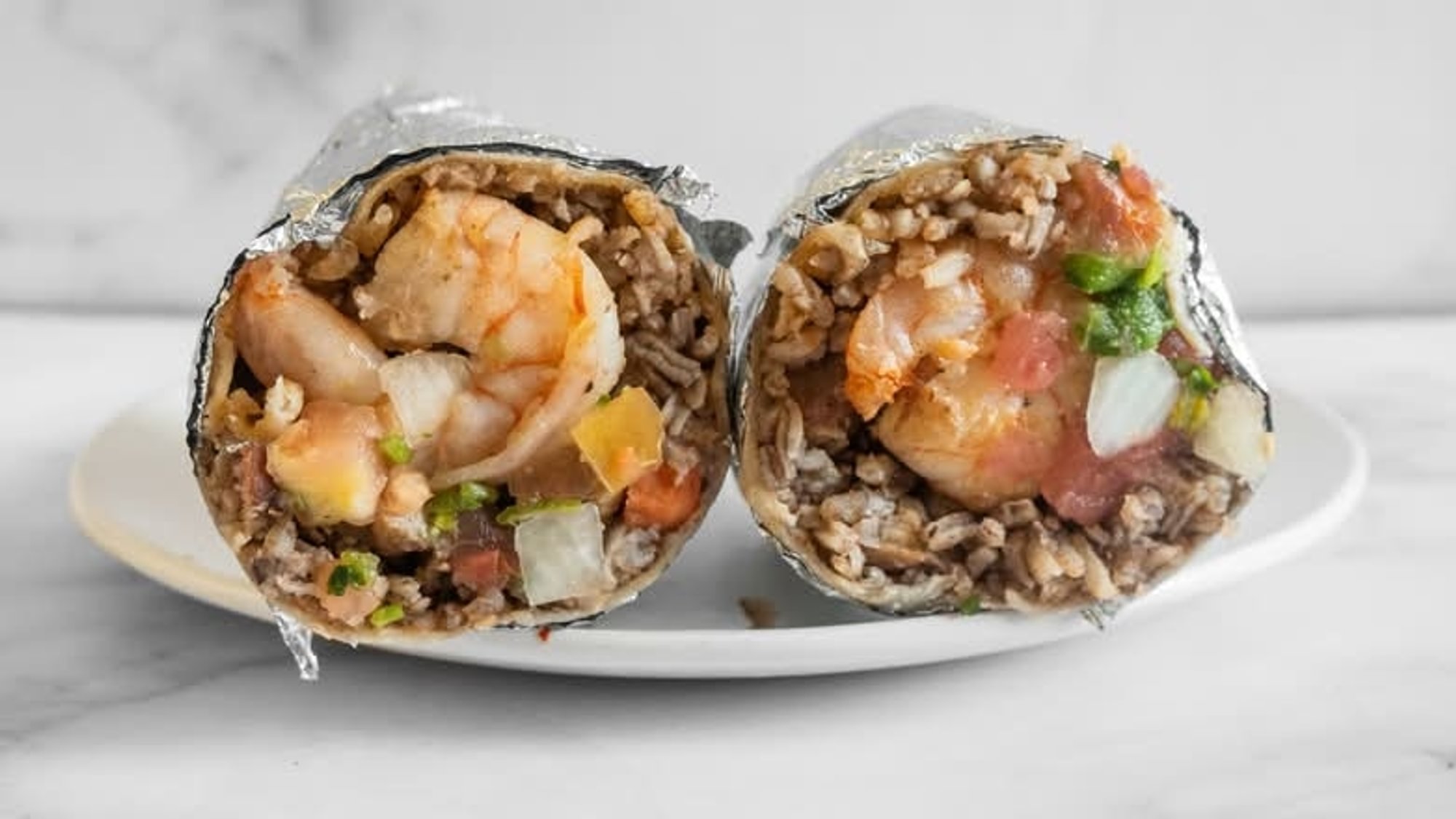 Regular Prawn Burrito