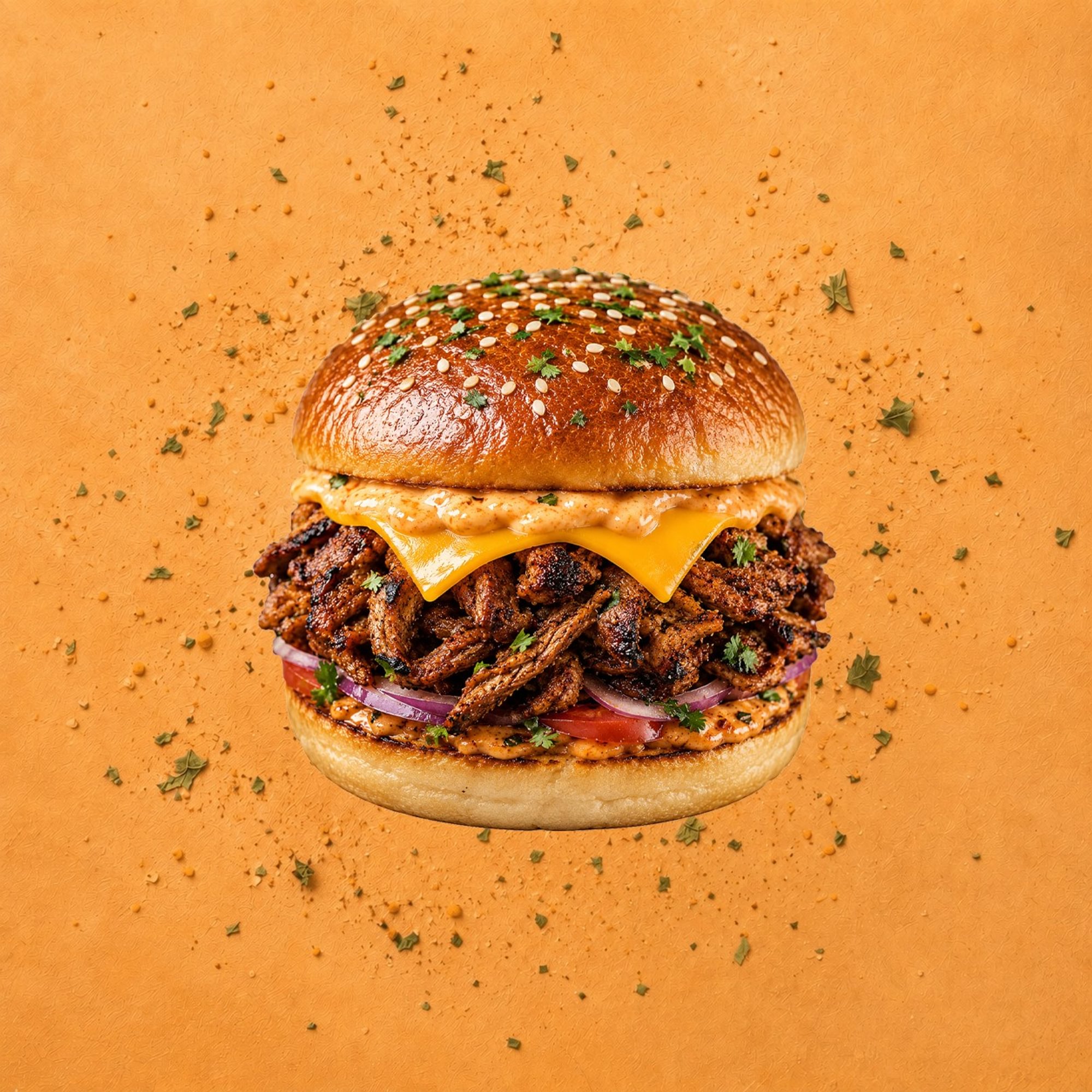 Lamb Tikka Burger