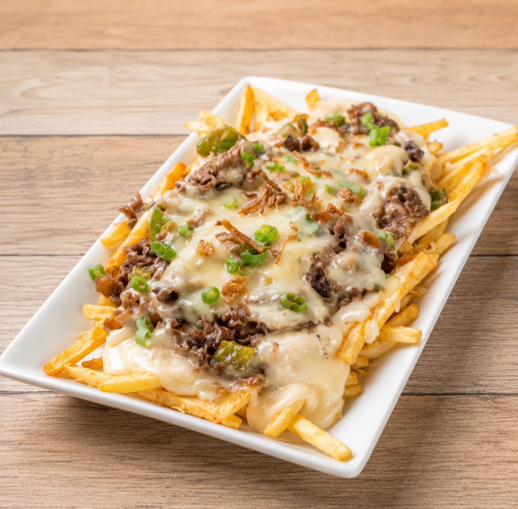 Smothered Philly Fries (Halal)