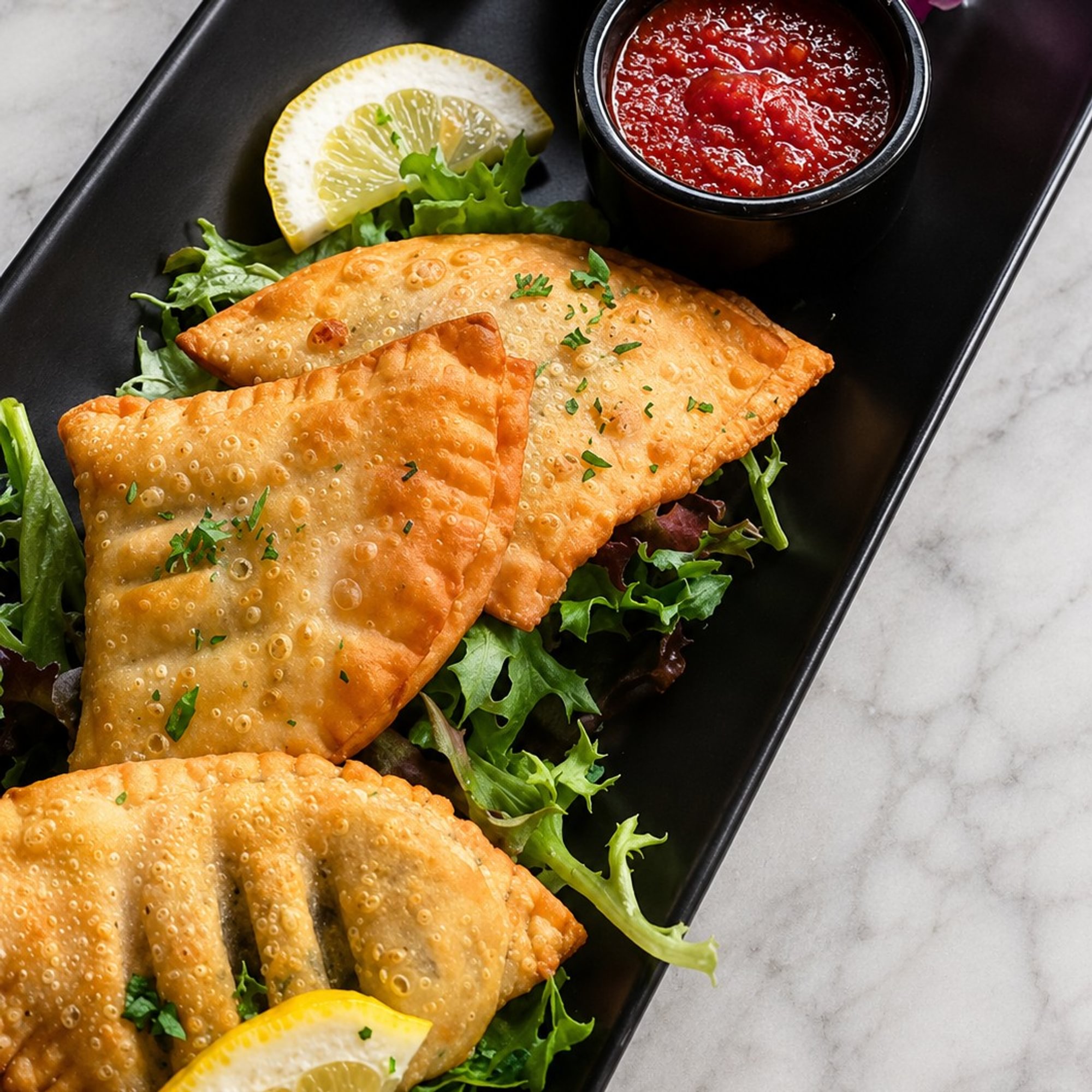 Empanada Platter -Spinach Mushroom