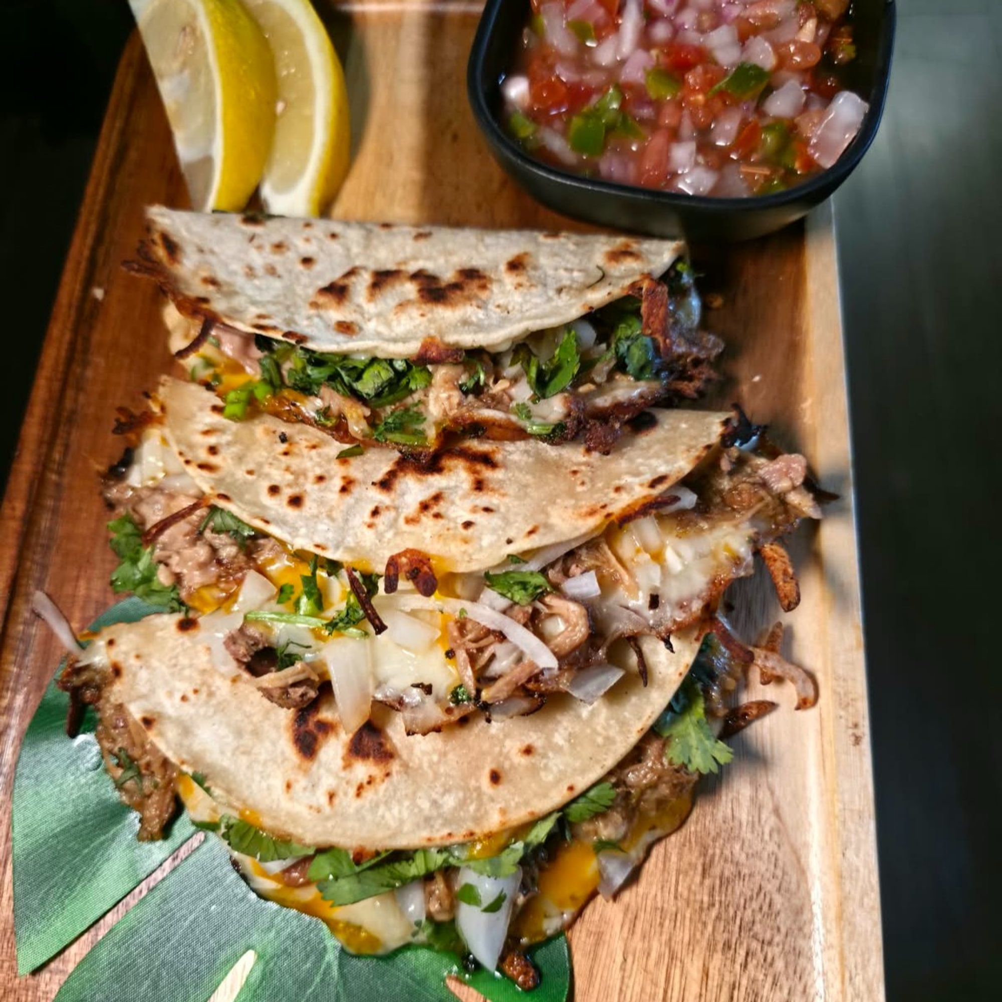 3 Pernil Pork Tacos