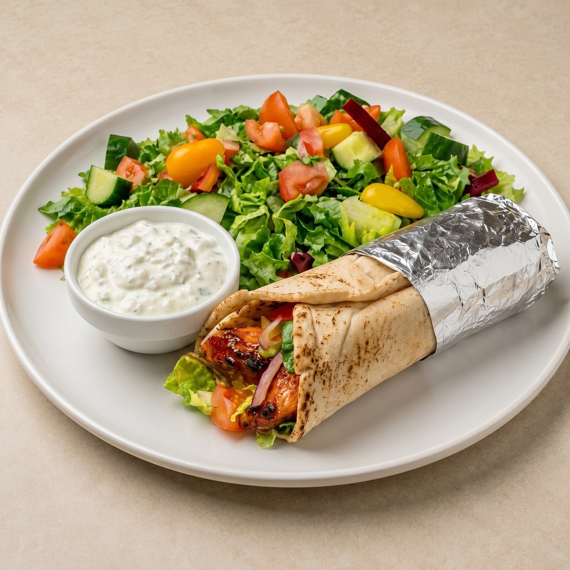 Chicken Kabob Wrap