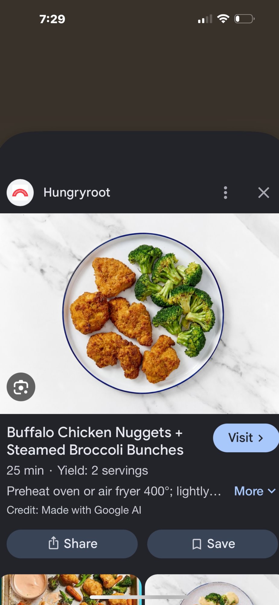 Lil' Chick Bites & Broc