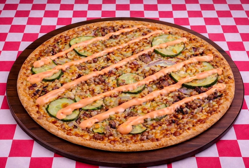 Lg Cheeseburger Bomb Pizza 14 (Italian Style)