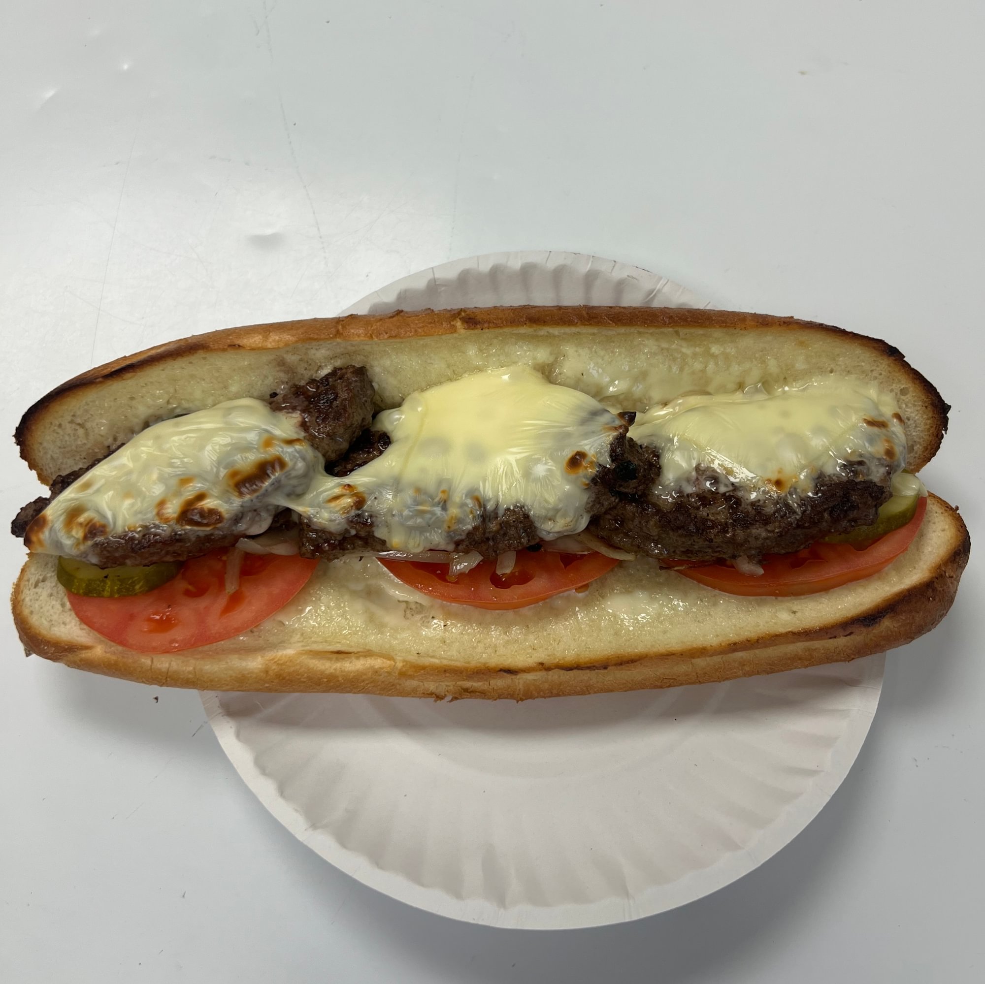 Cheeseburger Gourmet Grinder