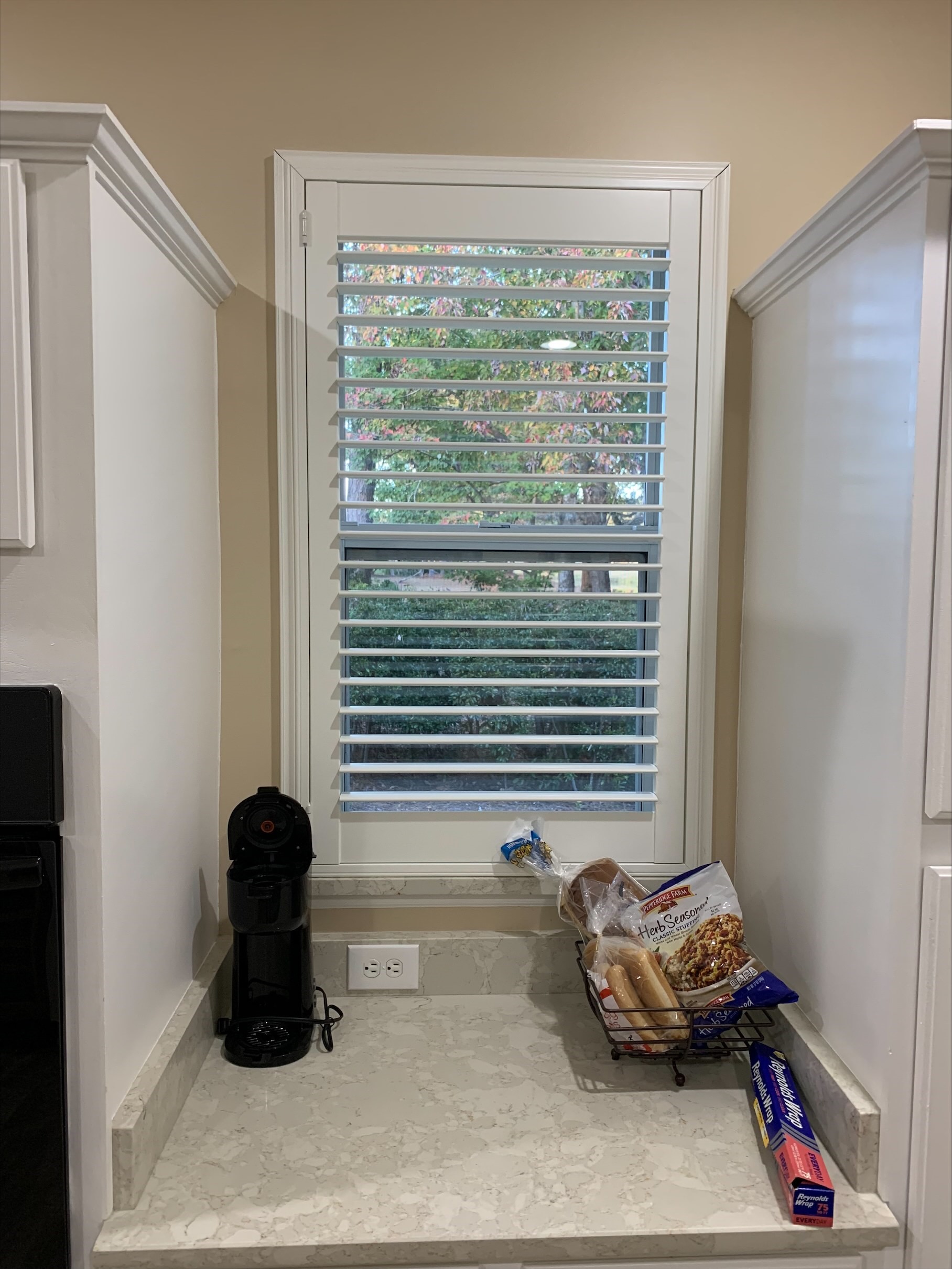 Plantation Shutters are a great fit for anywhere inside the home. We even have the ability to match the color of the shutter to your trim!