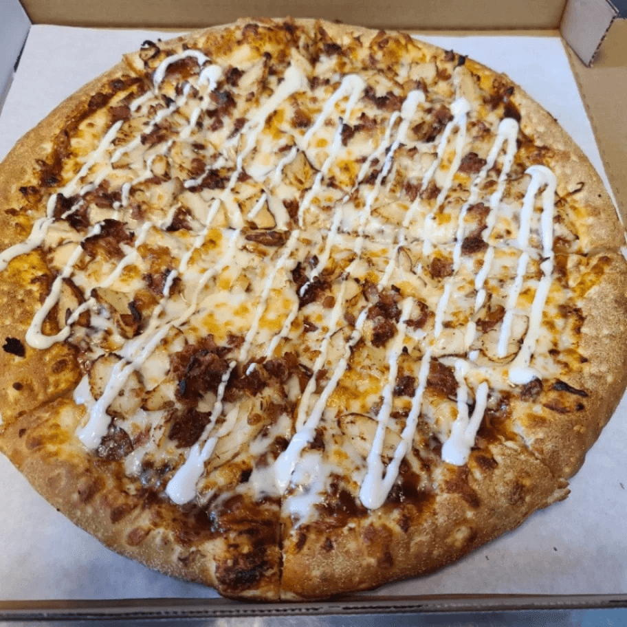 BBQ Chicken Bacon Ranch Pizza