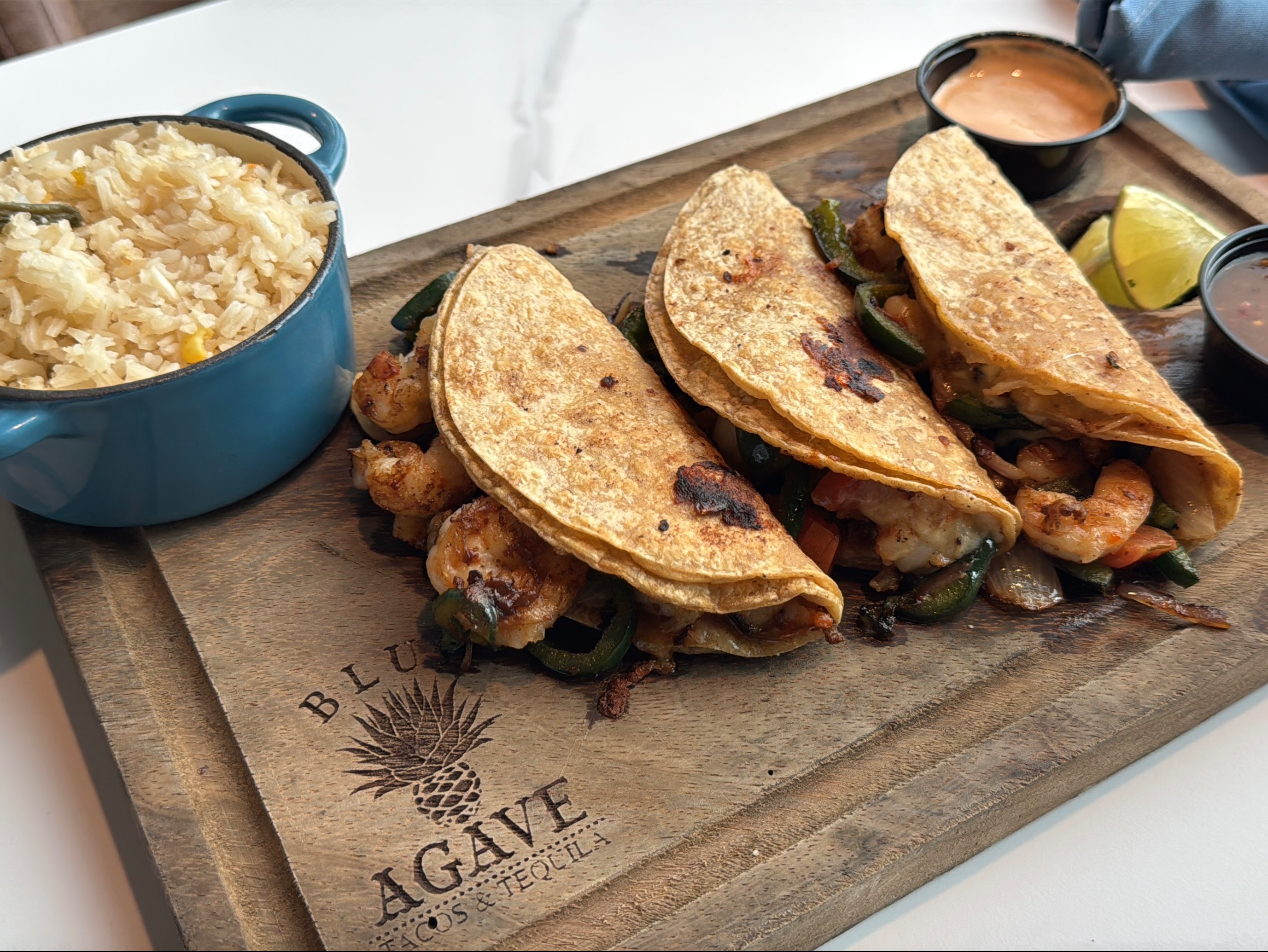 Gobernador Shrimp Tacos