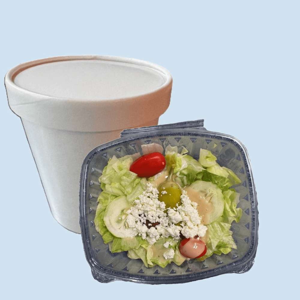 Any Soup and Greek Salad Combo