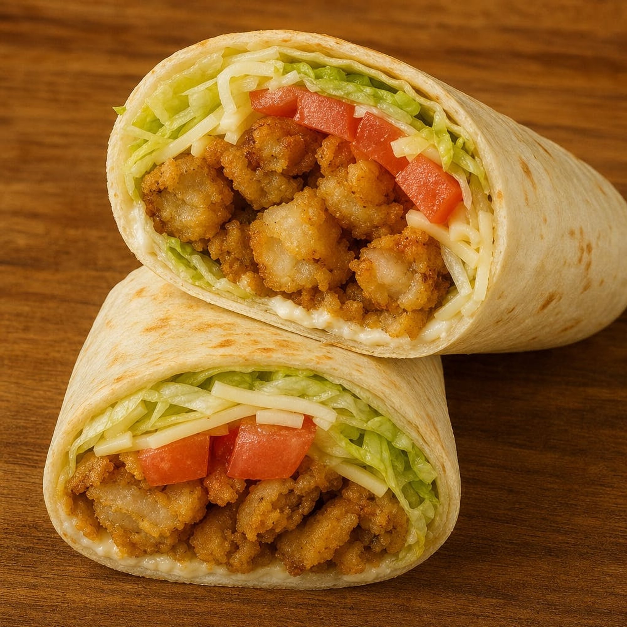 Fried Clams Wrap