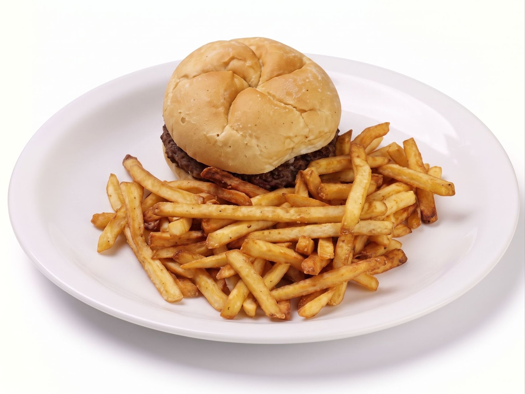 Plain Burger w/ Fries
