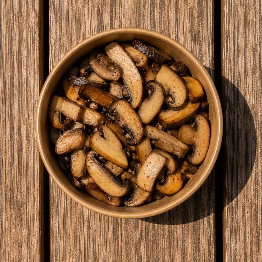 Ponzu Roasted Mushrooms