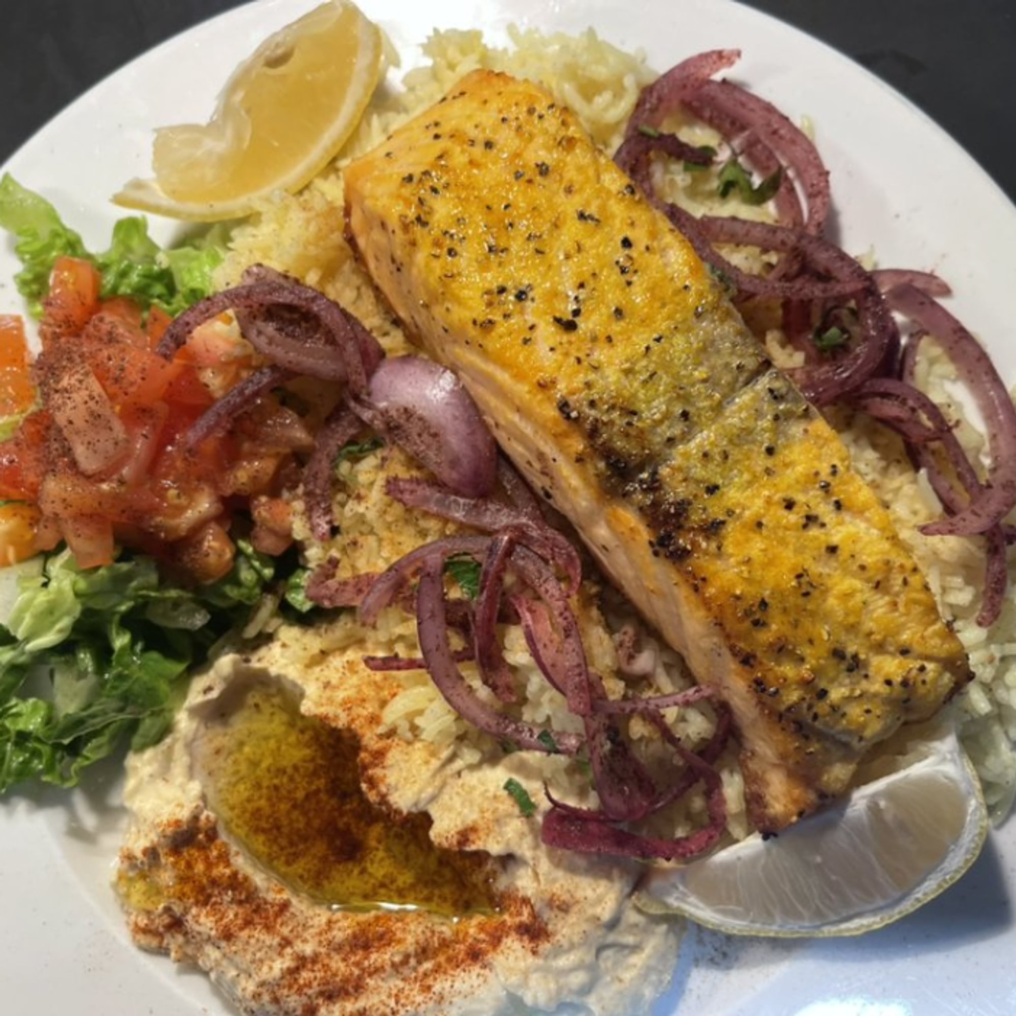 # 31 Grilled Salmon Plate