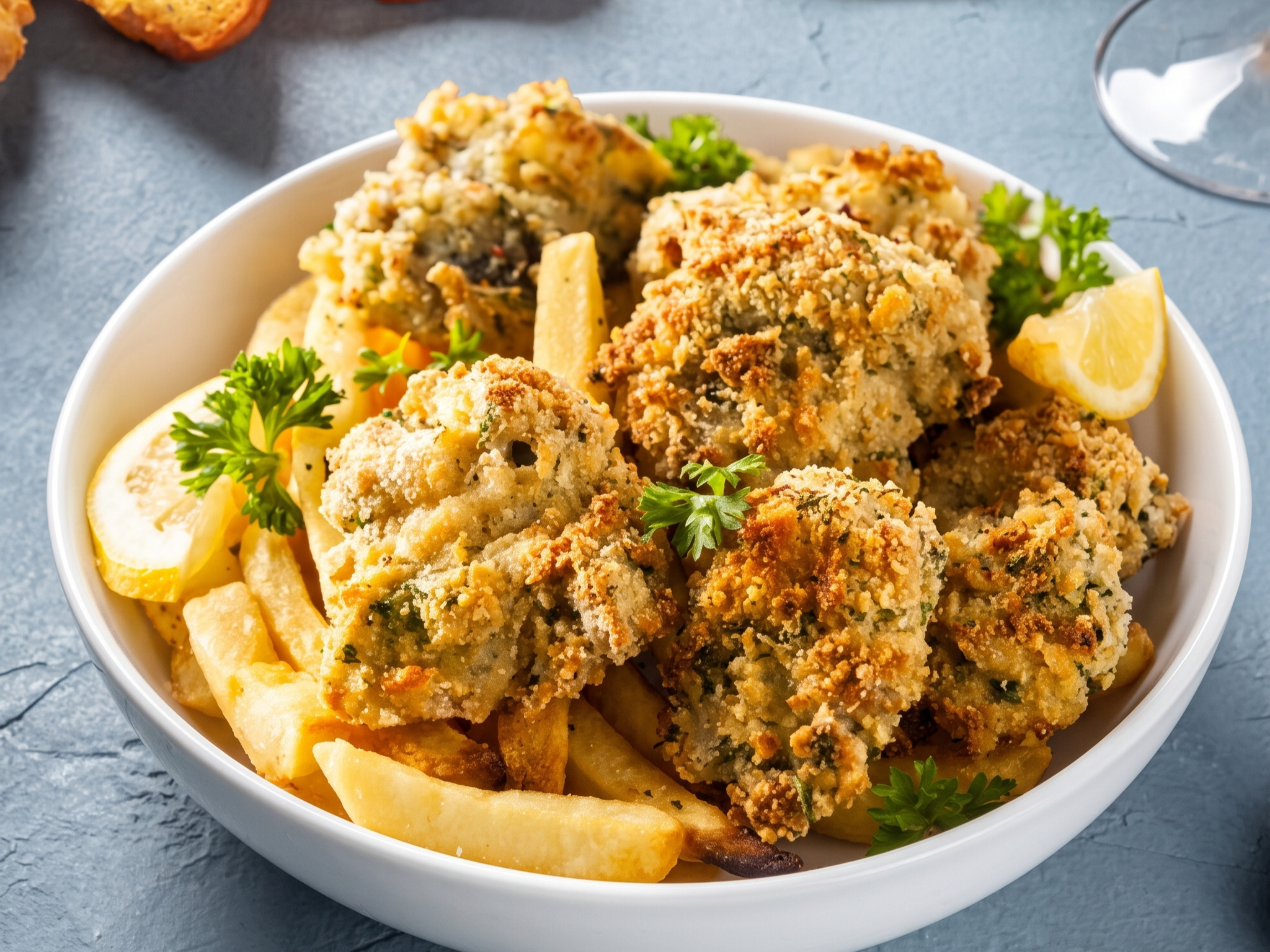 1 Pint Fried Oysters