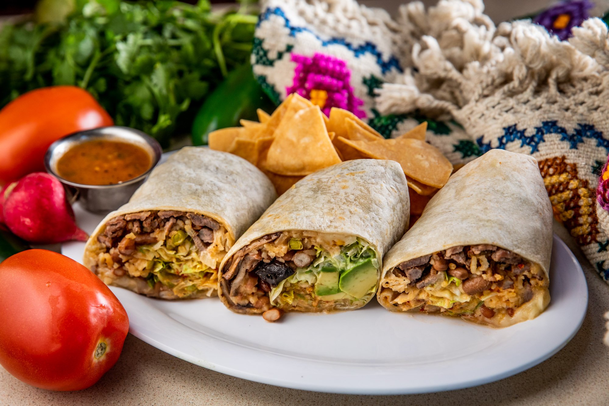 Mushrooms Burrito