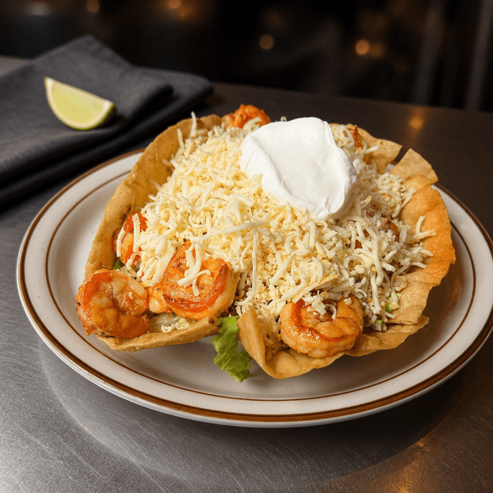 Grilled Shrimp Taco Salad