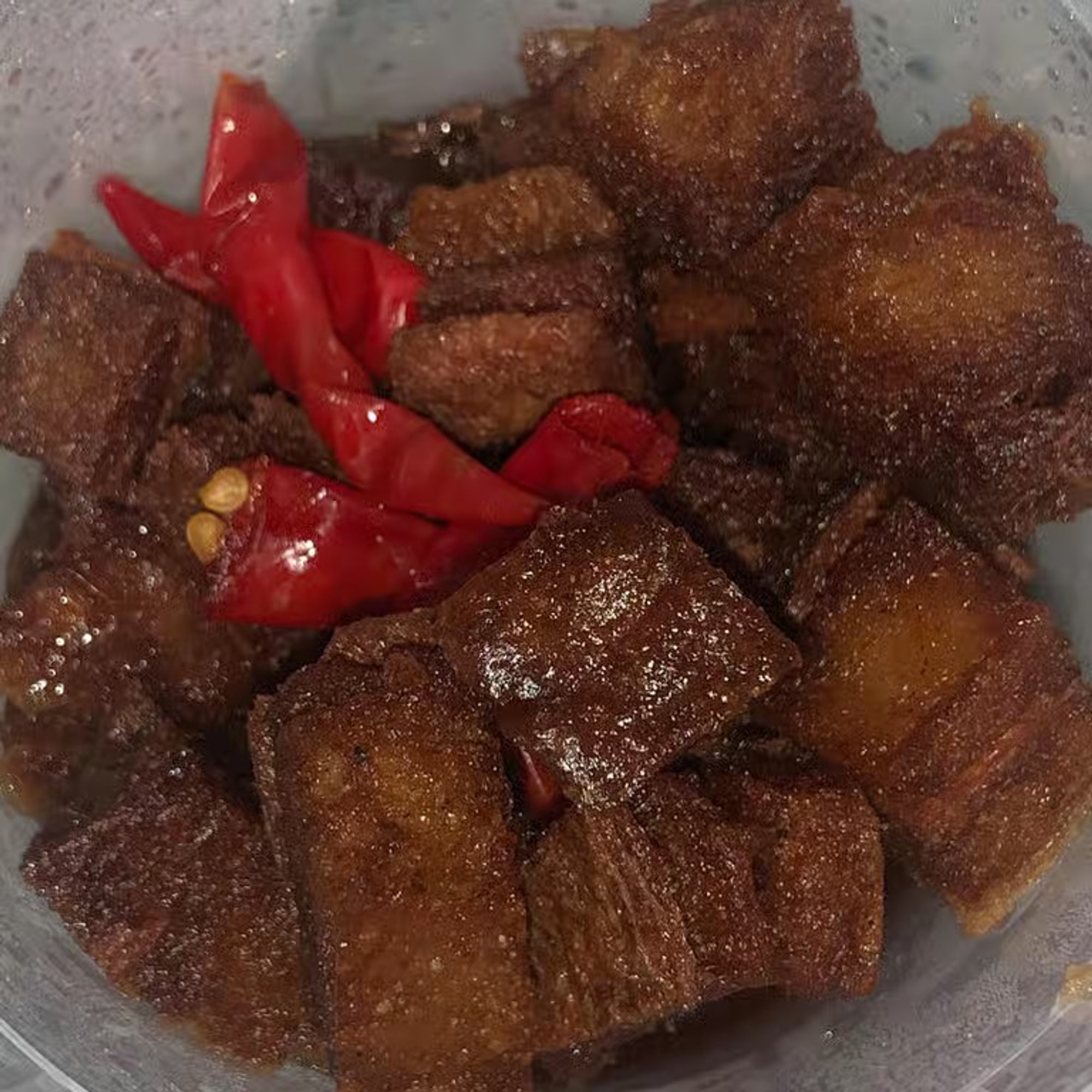 F2. Caramelized Roasted Pork in Clay Pot