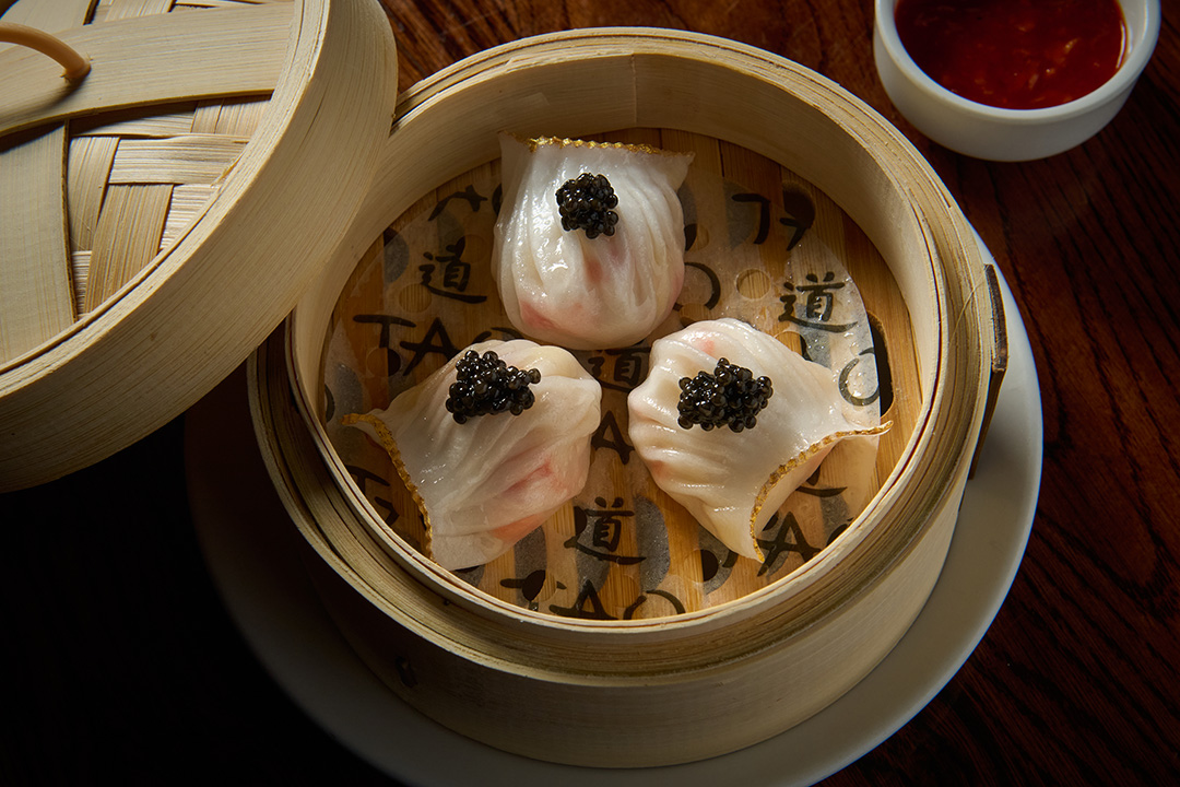CAVIAR KING CRAB DUMPLINGS*